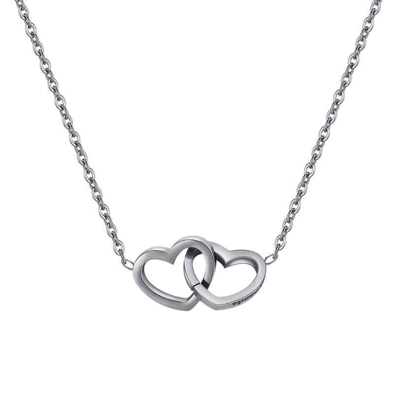 Cofanetto Collana cuore + scatola Rosa - Regalo d'amore elegante