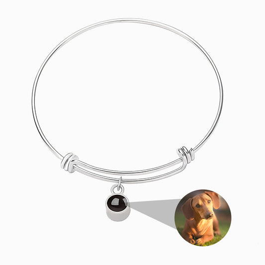 Bracciale memoria personalizzato con foto 