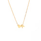 Initial pendant necklace