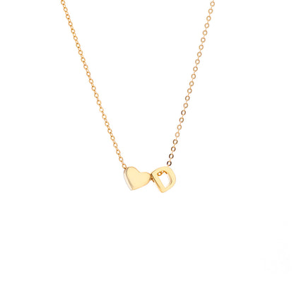 Initial pendant necklace