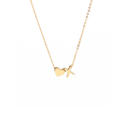 Collier pendentif initiale